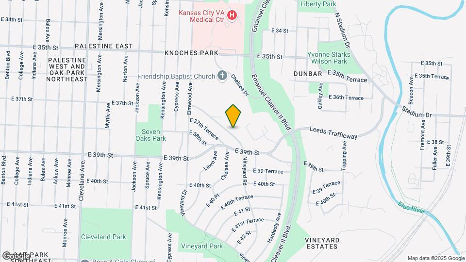 3803 Vineyard Rd Map and Location Details