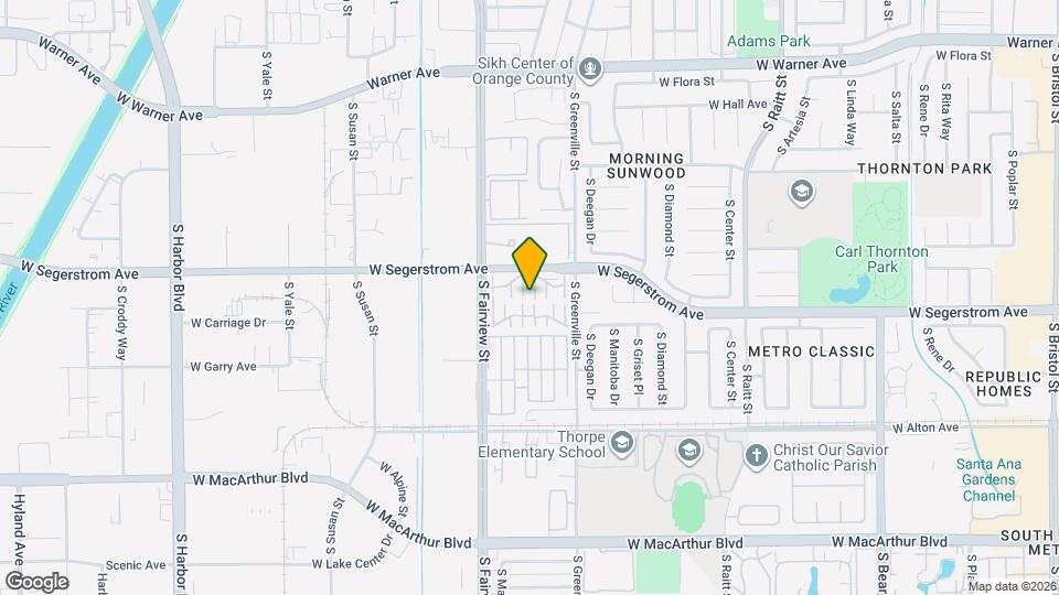 2951 S Fairview St Mapa y Detalles de la Ubicación