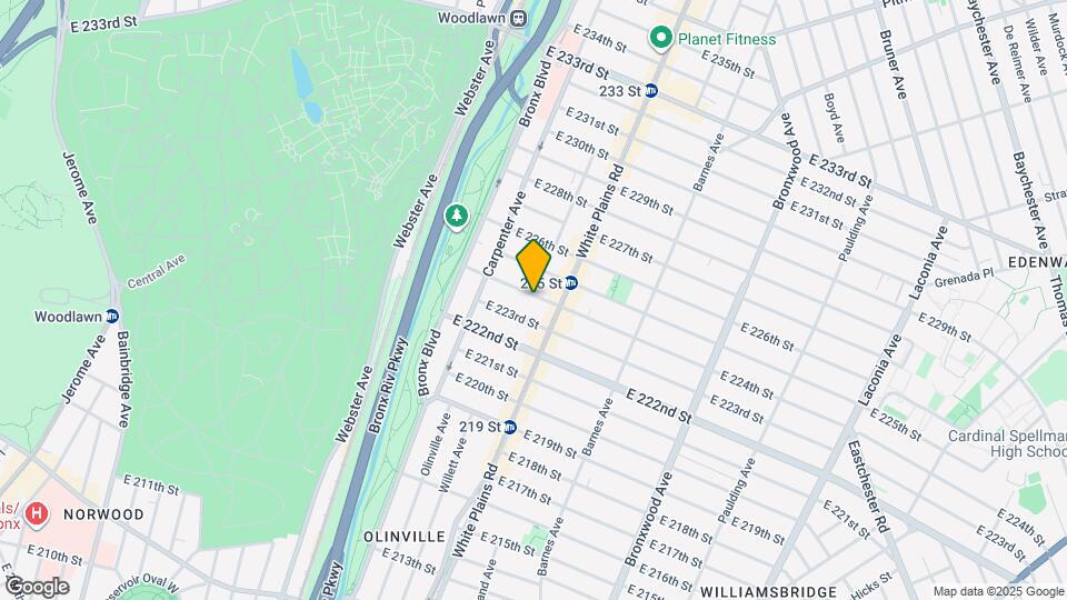 672 E 224th St Mapa y Detalles de la Ubicación