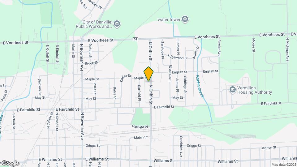 928 N Griffin St Map and Location Details