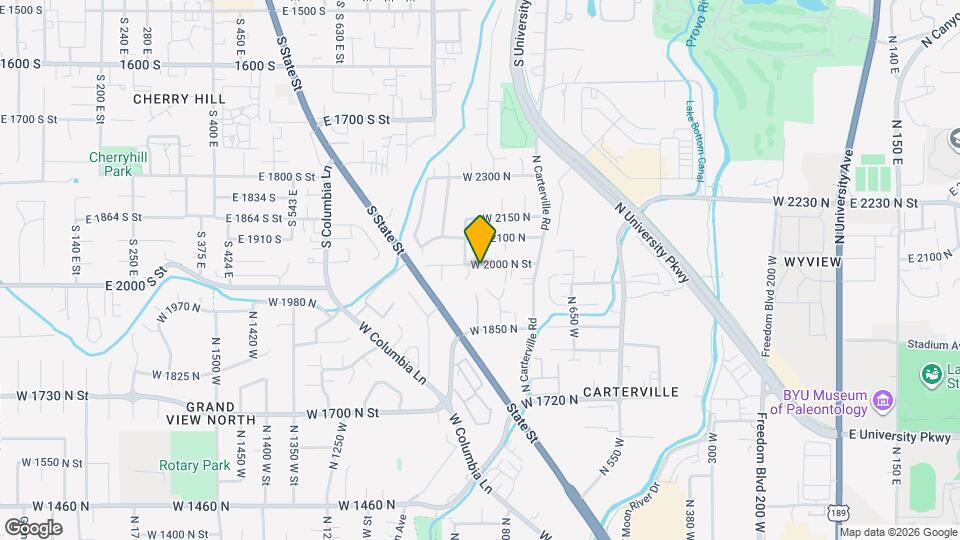 893 W 2000 N Map and Location Details