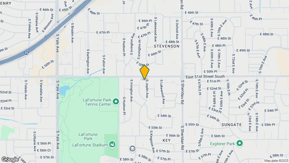 5114 S Joplin Ave Mapa y Detalles de la Ubicación