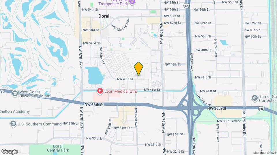 4315 NW 81st Ct Map and Location Details