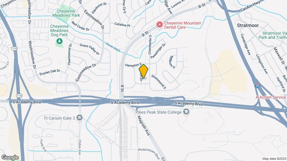4339 Ericson Dr Mapa y Detalles de la Ubicación