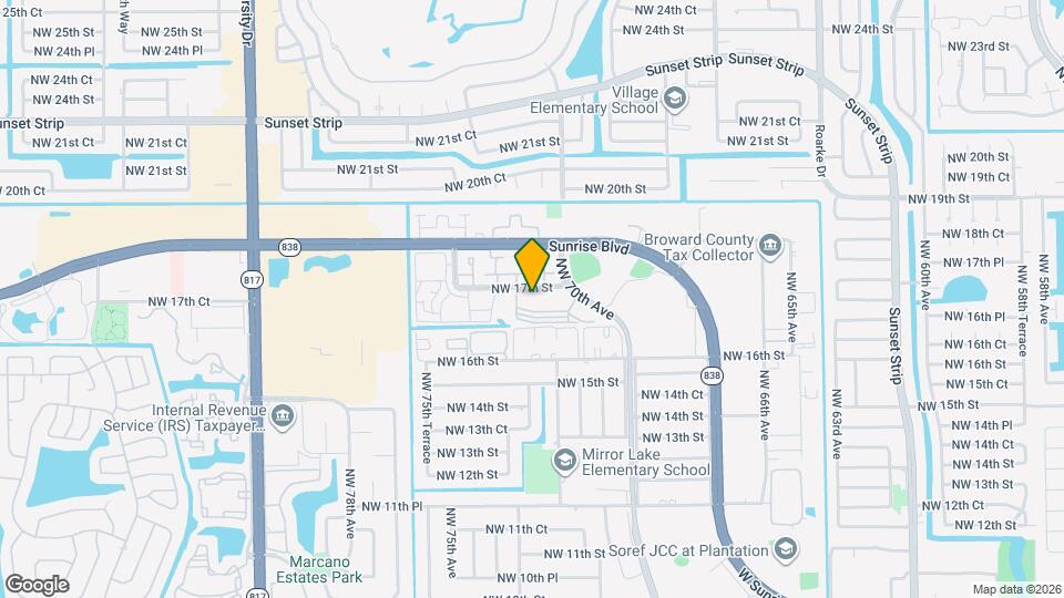 7100 NW 17th St Mapa y Detalles de la Ubicación