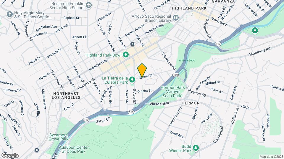 5728 Benner St Map and Location Details