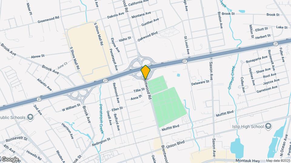 405 Brentwood Rd Map and Location Details