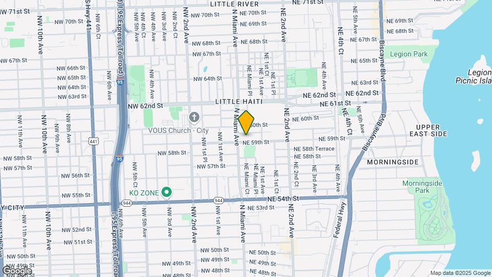 35 NE 59th St Map and Location Details
