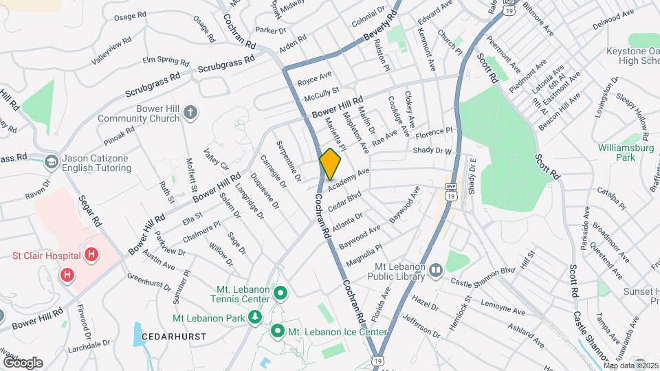 260 Academy Ave Map and Location Details