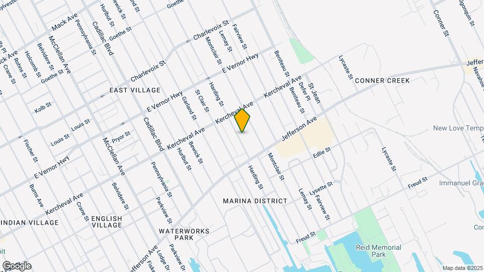 1502 Harding St Map and Location Details