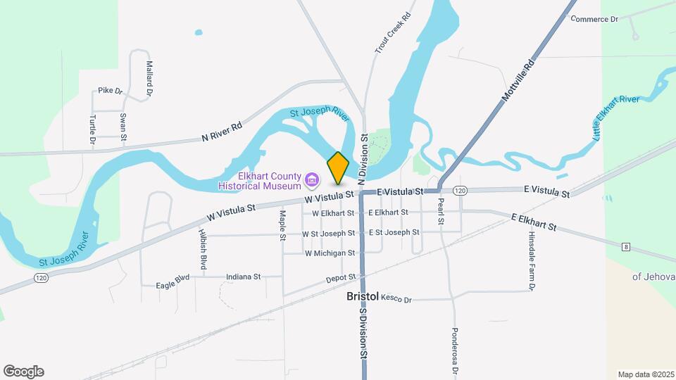 200 W Vistula St Map and Location Details