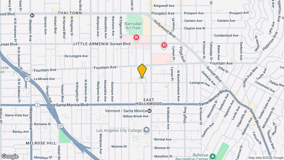 1210 N New Hampshire Ave Map and Location Details