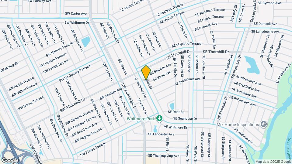 1836 SE Fallon Dr Map and Location Details