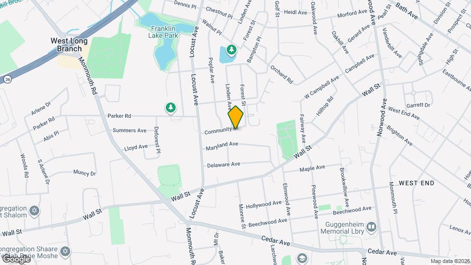 36 Community Dr Map and Location Details