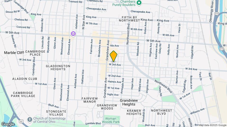 1408-1420 W 3rd Ave Mapa y Detalles de la Ubicación