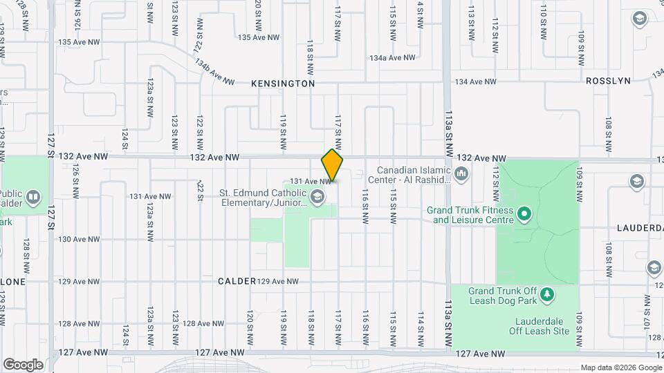 11713-11131 131 Ave NW Map and Location Details