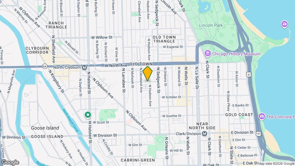 441 W Blackhawk St Map and Location Details