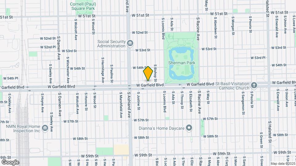 5451 S Laflin St Map and Location Details