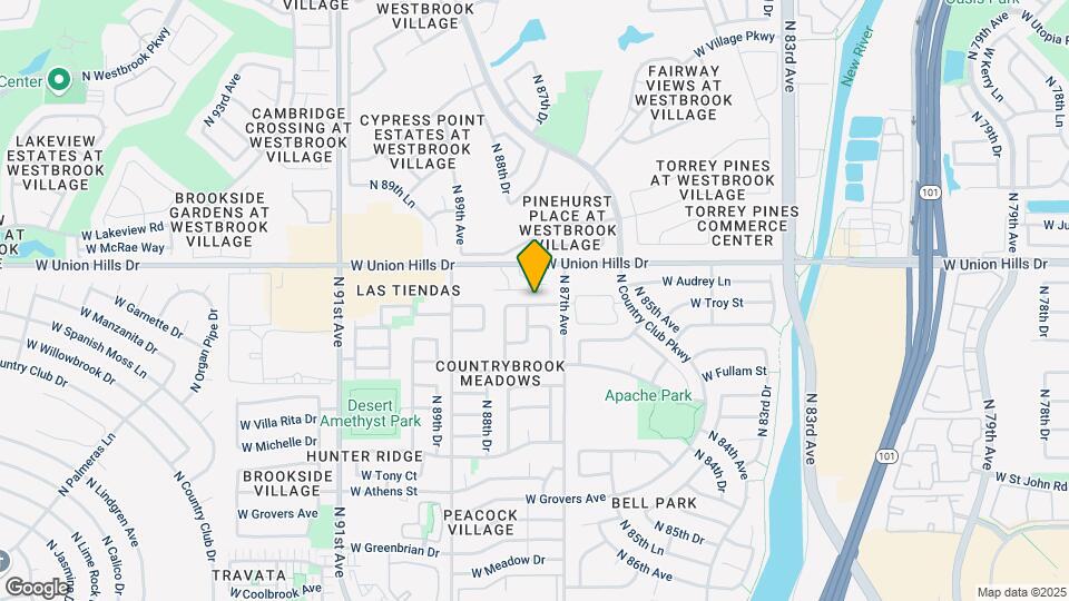 8732 W Bluefield Ave Map and Location Details