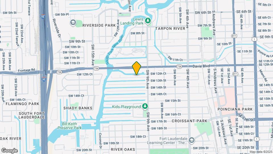 1017 SW 12th Ct Map and Location Details