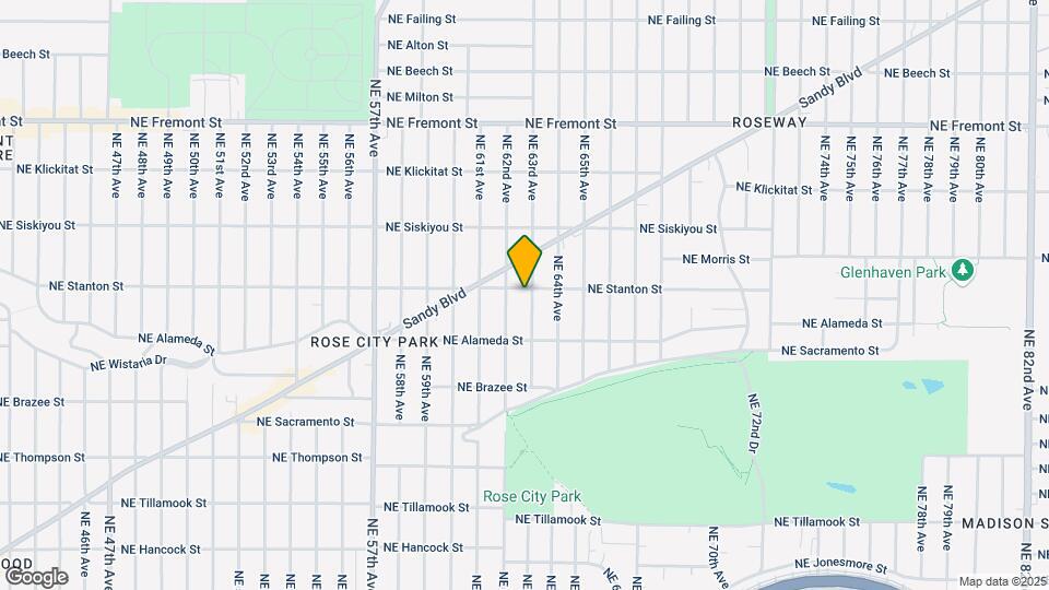 6232 NE Stanton St Map and Location Details