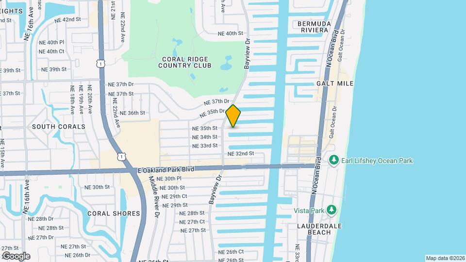 2816 NE 35th St Map and Location Details