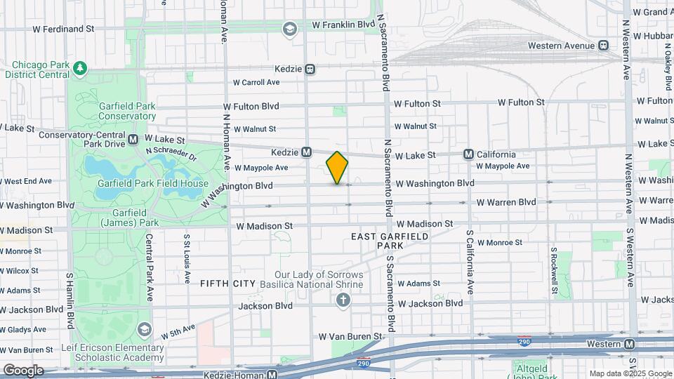 3115 W Washington Blvd Map and Location Details