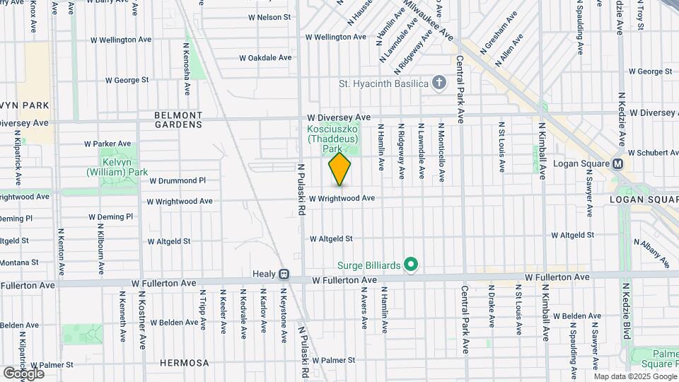 2604 N Springfield Ave Mapa y Detalles de la Ubicación