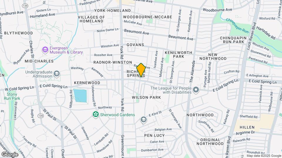 700 E Cold Spring Ln Map and Location Details