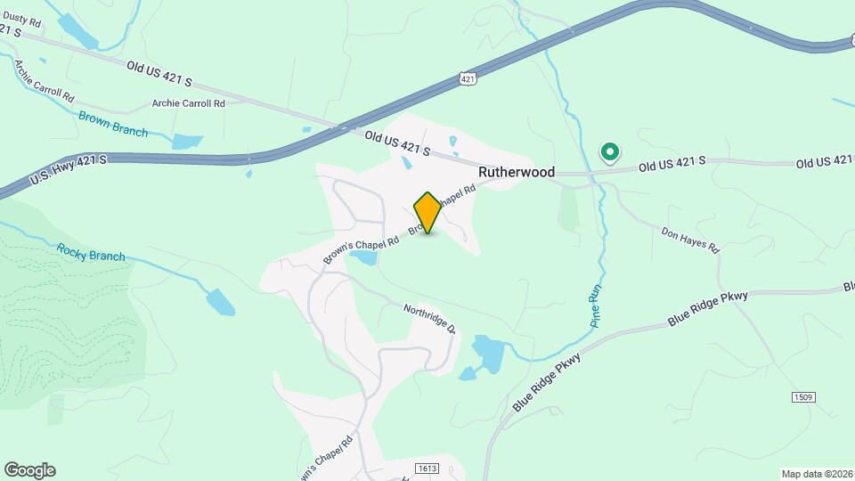 1932 Brown's Chapel Rd Map and Location Details