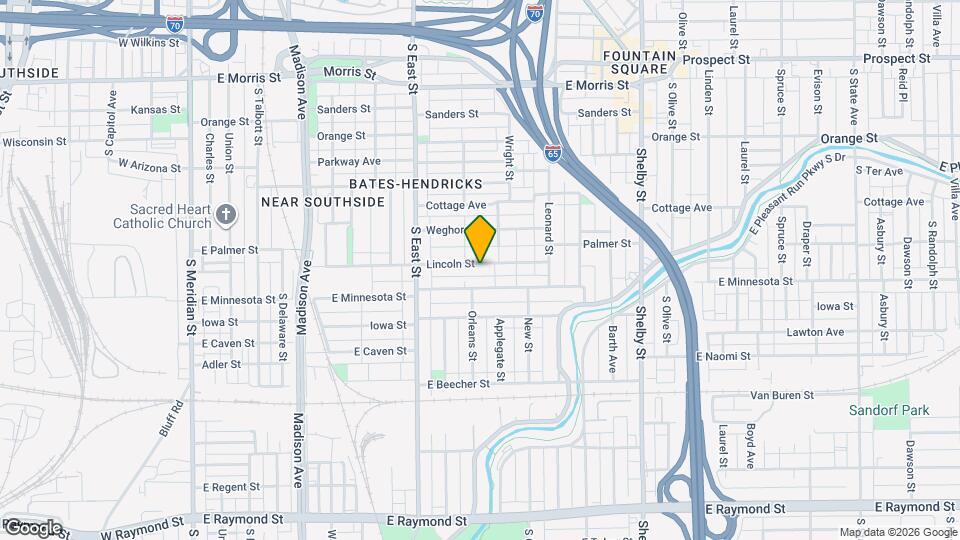 723 Lincoln St Map and Location Details