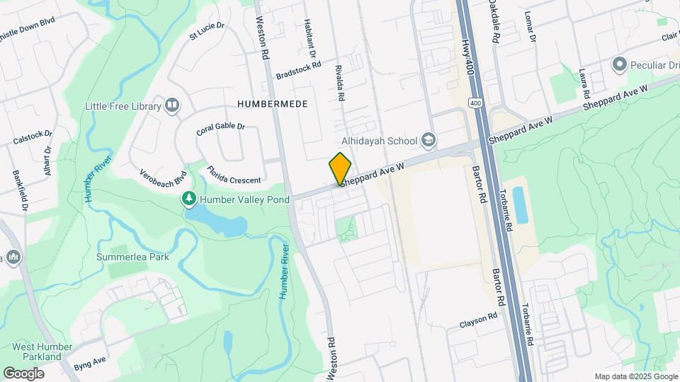 2335 Sheppard Ave W Map and Location Details