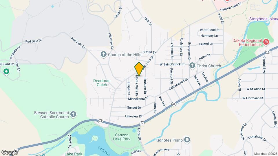 1942 Monte Vista Dr Mapa y Detalles de la Ubicación