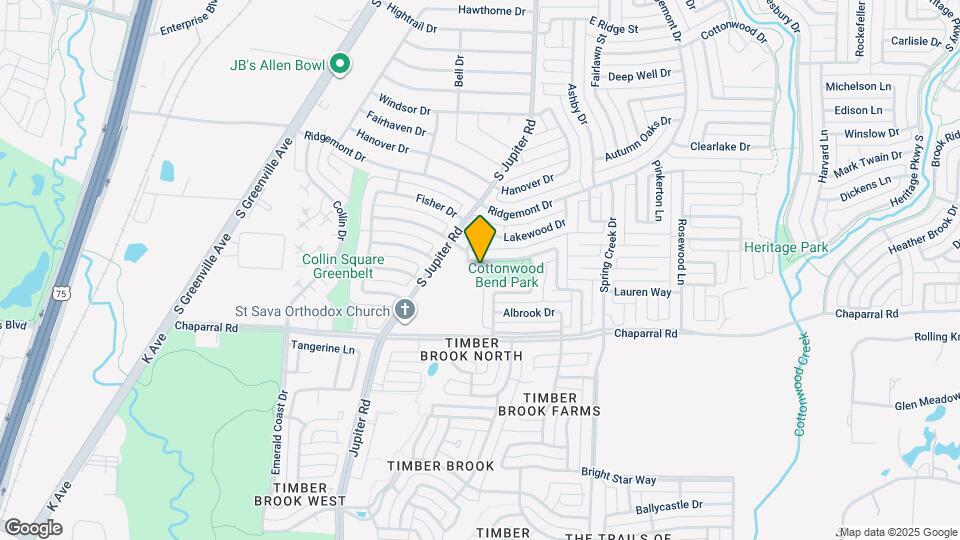 616 Meadowbrook St Map and Location Details