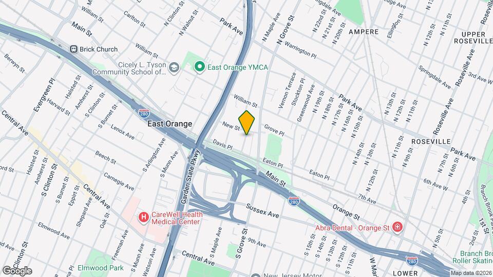 72 N Munn Ave, Unit 1 Map and Location Details