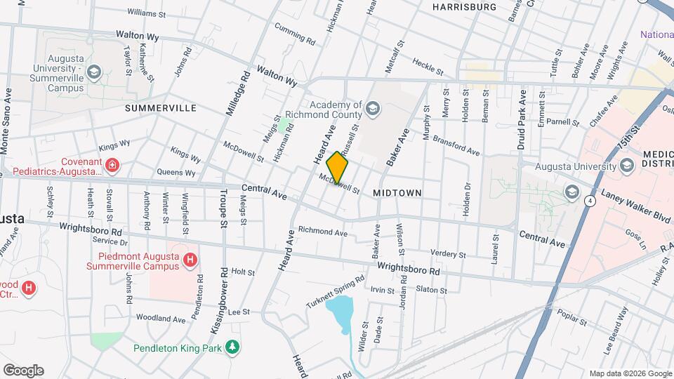 2006 McDowell St Mapa y Detalles de la Ubicación