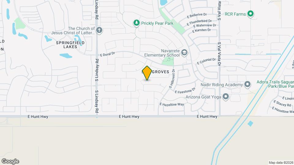 4424 E Peach Tree Dr Map and Location Details