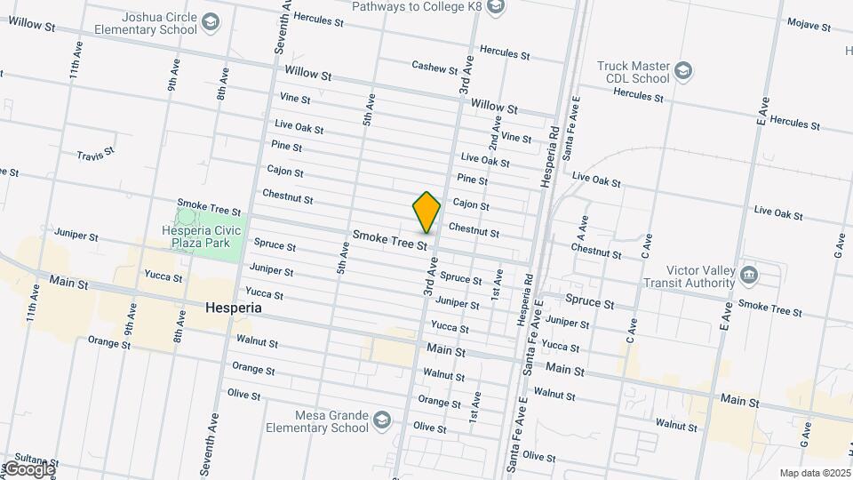16340 Smoke Tree St Map and Location Details