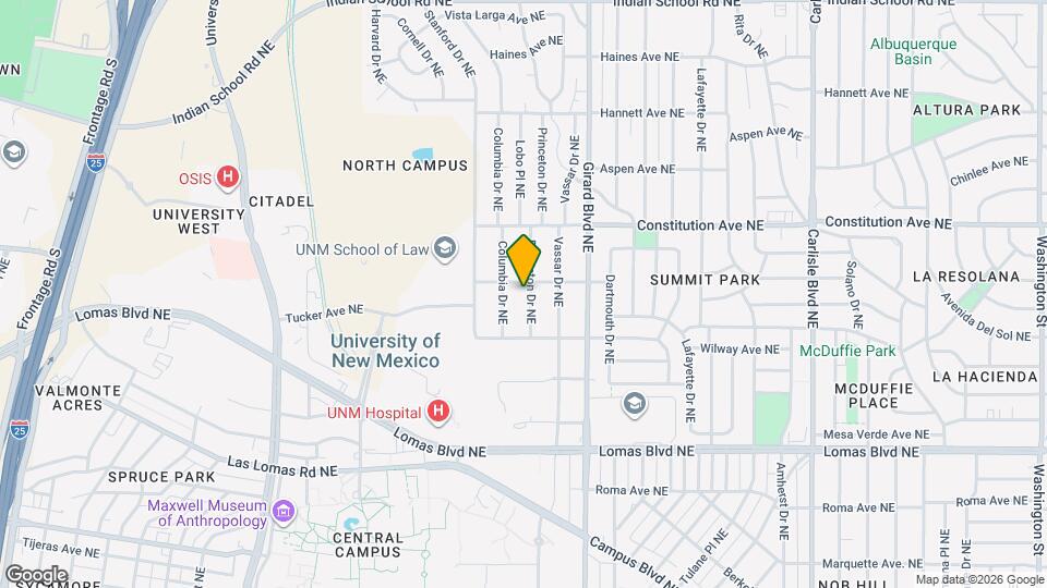 1039 Princeton Dr NE Map and Location Details