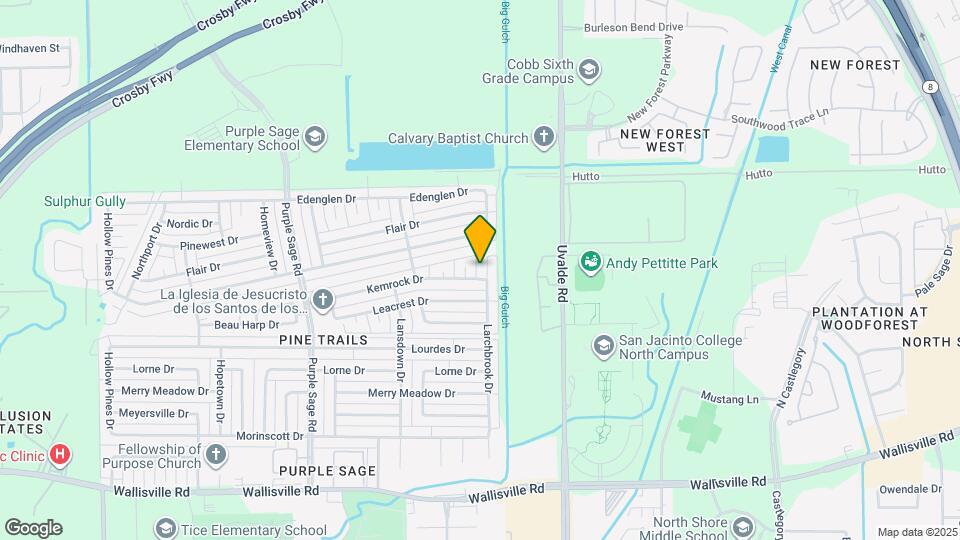 6127 Larchbrook Dr Mapa y Detalles de la Ubicación