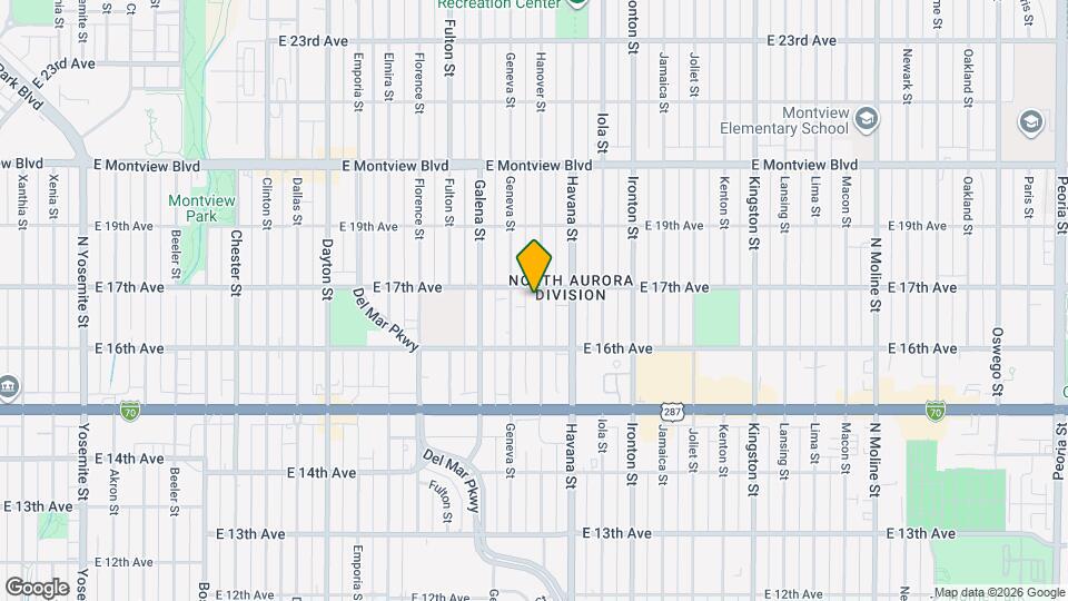 Convenient Aurora Location Near Anschutz Medical Campus And Stanley Marketplace Map and Location Details