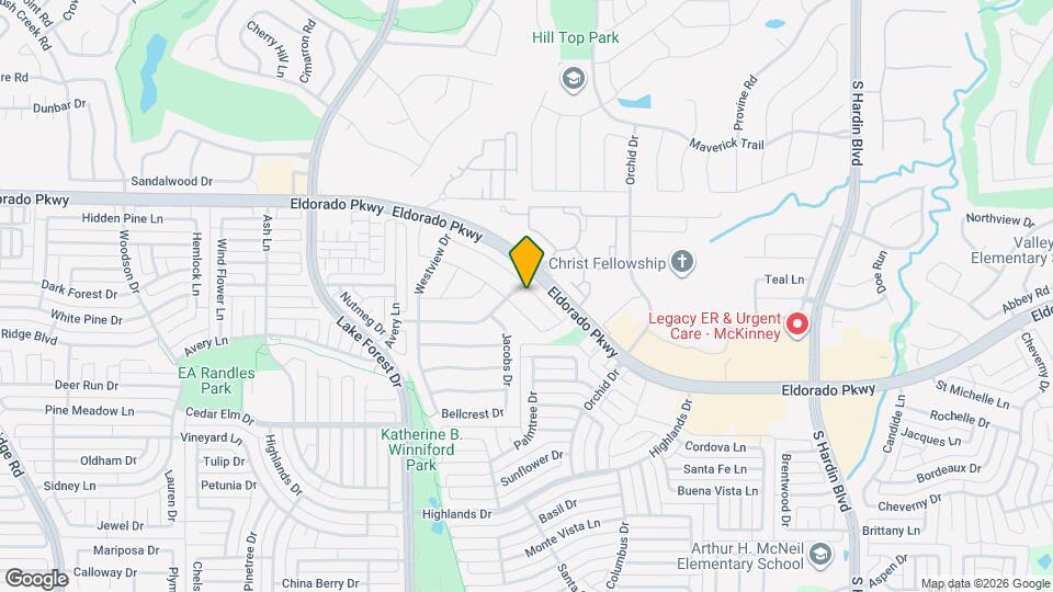 4417 Courtside Dr Map and Location Details