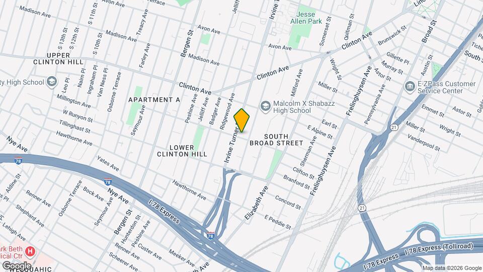 165 W Bigelow St Map and Location Details