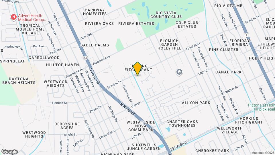 985 Flomich St Map and Location Details