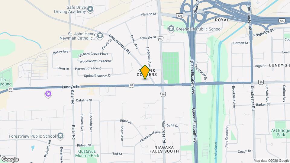 7701 Lundy's Ln Map and Location Details