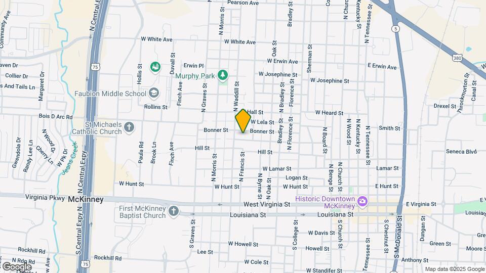 1210 W Tucker St Map and Location Details