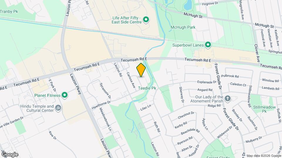 2636 Teedie Cres Map and Location Details