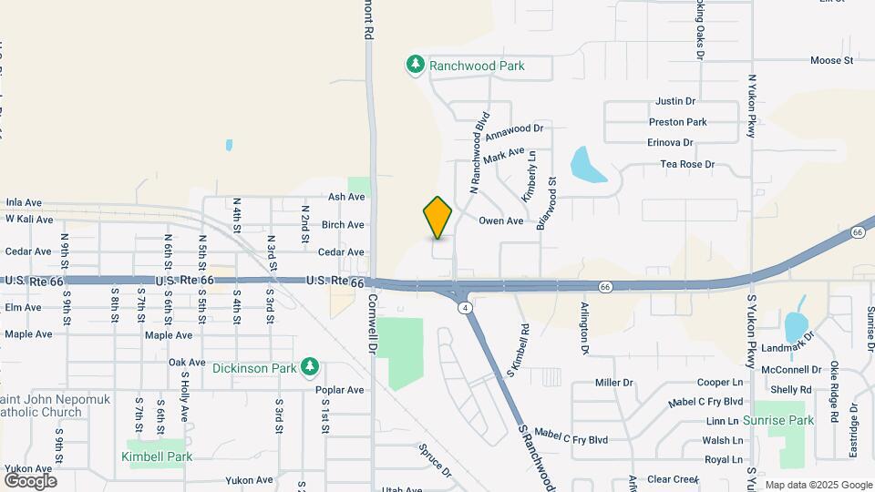 55 N Ranchwood Blvd Map and Location Details