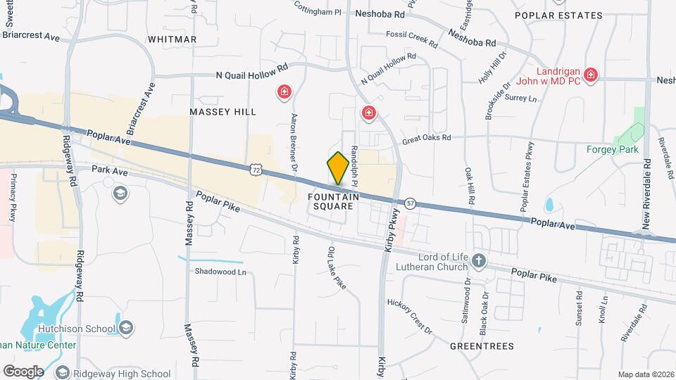 6617 Poplar Ave, Unit 6617 Poplar Ave #3 Mapa y Detalles de la Ubicación