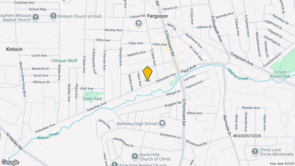 441 Thomas Ave Map and Location Details